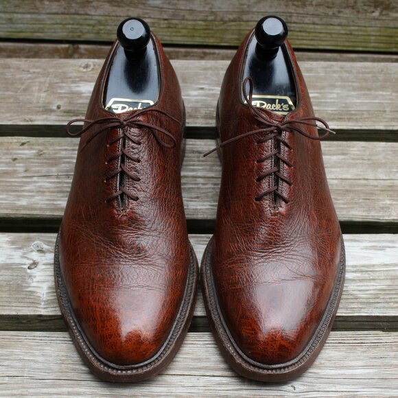 Vintage 80s Dack's Antelope Whole-Cut Oxford, Made in Canada, Men's 10 Wide - Picture 3 of 12